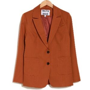 Walter Baker Felix Women's Cinnamon (Orange) Blazer